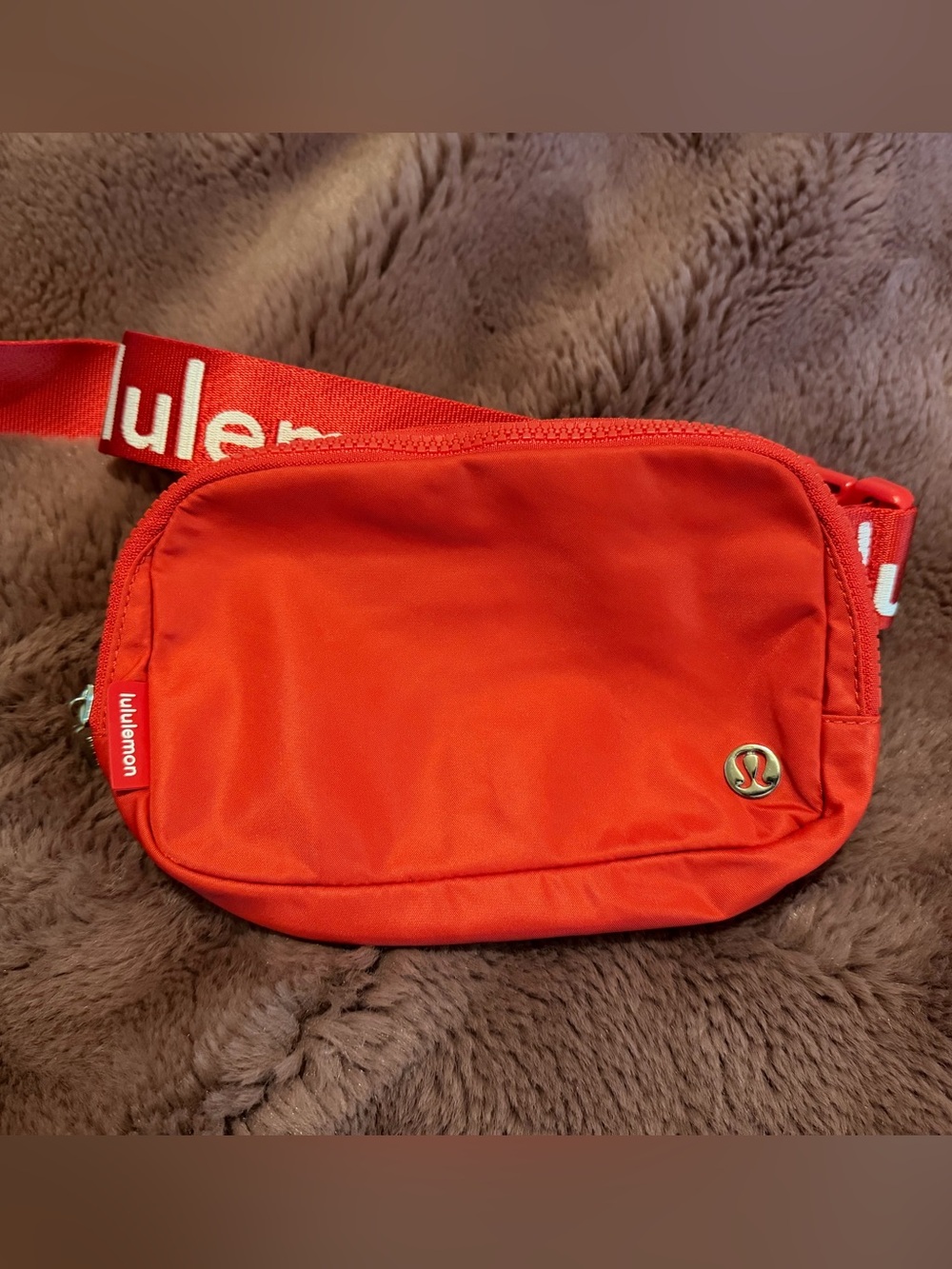 Lululemon Educator Red Crossbody Belt Bag